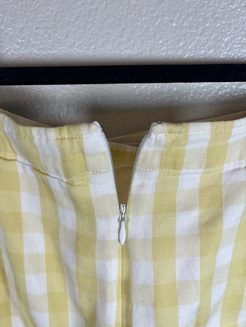 Madewell Sarong Midi Wrap Skirt Yellow & White Gingham Tie-Waist Women’s 6 - Picture 7 of 12